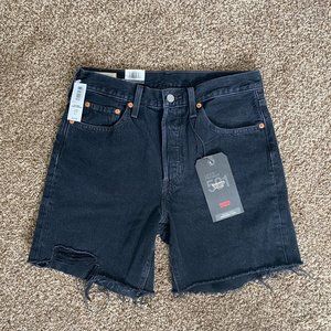 Levi's 501 Jean Shorts Mid Thigh